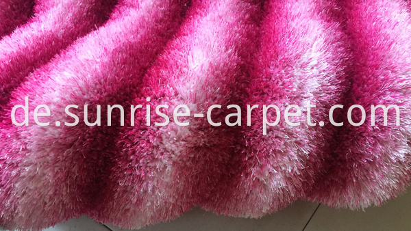 Polyester Elastic Yarn 3d Carpet Rug